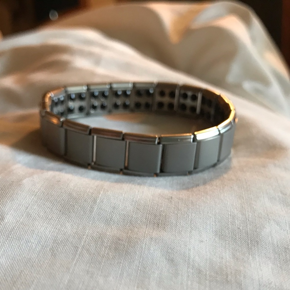 STAINLESS STEEL titanium metal flexible bracelet